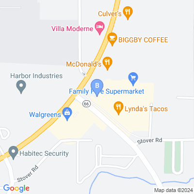 Google maps of our address